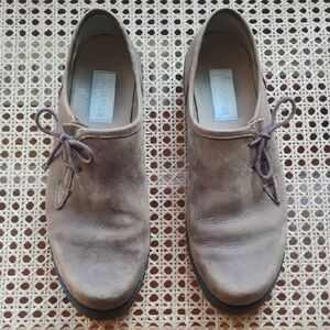 Men's Suede Lace-Up Shoes - Brown